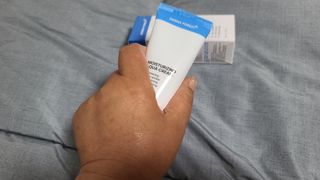 더마포레스트 모이스처라이징 아쿠아크림 / 수분크림 히알루론산 펩타이드 보습 미백 주름개선 — 4점을 준 리뷰어가 2021년 6월 올린 사용 사진