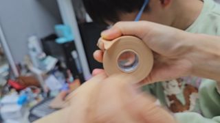 3M 넥스케어 물집방지쿠션테이프 1매 + 물집방지패드 10매 — 5점을 준 리뷰어가 2024년 4월 올린 사용 사진