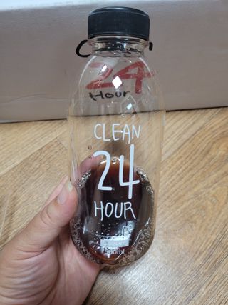 클린24시간 1BOX(5포) + 전용보틀(500ml) — 5점을 준 리뷰어가 2022년 10월 올린 사용 사진
