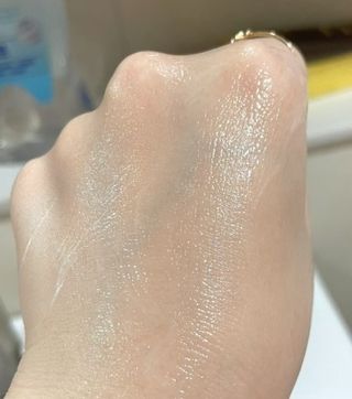 산다화 비타민C 화이트닝 크림 — 3.5점을 준 리뷰어가 2023년 10월 올린 사용 사진