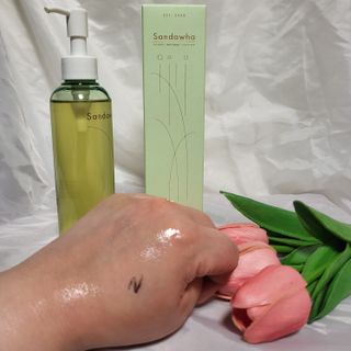 스킨큐어 산다화 순한 클렌징 동백 오일 200ml — 5점을 준 리뷰어가 2023년 4월 올린 사용 사진