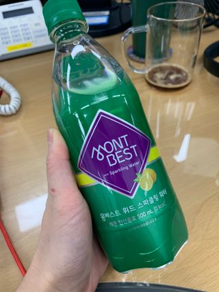 몽베스트 Montbest with Sparkling water Lemon OR Lime 20병(랜덤) — 5점을 준 리뷰어가 2021년 10월 올린 사용 사진