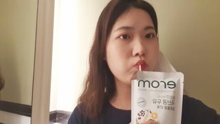 이롬 황성주 박사의 국산콩 두유 검은콩과 17곡 프리미엄 — 5점을 준 리뷰어가 2021년 5월 올린 사용 사진