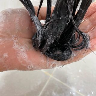 소담스퀘어 상암 네쉬 소이 바이옴 스칼프 밸런싱 샴푸 — 5점을 준 리뷰어가 2022년 12월 올린 사용 사진