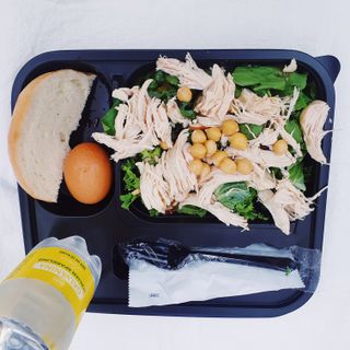 참살이도시락 작심삼일 샐러드도시락 3개 맛보기 새벽배송 또는 택배배송 — 5점을 준 리뷰어가 2021년 7월 올린 사용 사진