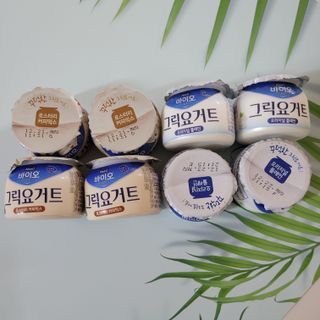 매일바이오 그릭요거트 오리지널 플레인 4개, 로스터리 커피믹스 4개 — 4.5점을 준 리뷰어가 2021년 12월 올린 사용 사진