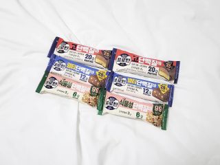 이지프로틴바 3종x각 2ea (고단백질바, 멀티단백질바, 식물성단백질바) — 5점을 준 리뷰어가 2024년 3월 올린 사용 사진