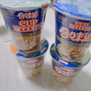 NISSIN 닛신 컵누들  4종 - 씨푸드오리지날, 씨푸드 스파이시, 씨푸드 커리, 씨푸드 XO소스 — 5점을 준 리뷰어가 2022년 12월 올린 사용 사진