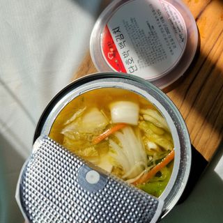 셰프애찬 단호박 백김치 1kg — 5점을 준 리뷰어가 2022년 10월 올린 사용 사진