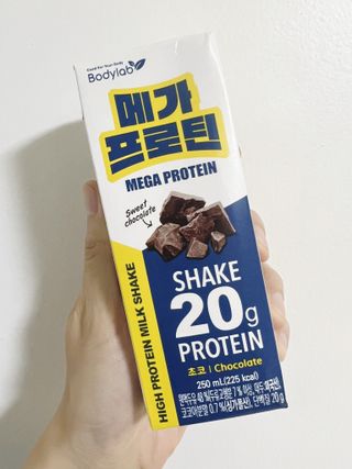 바디랩 프로틴음료 단백질쉐이크 메가프로틴 — 5점을 준 리뷰어가 2022년 4월 올린 사용 사진