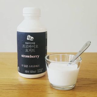 숲골 임실치즈마을 프로바이오 요거트 450ml 2개 — 4.5점을 준 리뷰어가 2021년 10월 올린 사용 사진