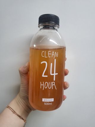 클린24시간 레드박스 1BOX(5포) + 전용보틀(500ml) — 5점을 준 리뷰어가 2024년 2월 올린 사용 사진
