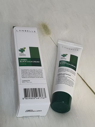 랑벨 랑바이오 블랙 시카 크림 50ml(블랙비 프로폴리스, 시카 4종, 판테놀 10 함유) — 5점을 준 리뷰어가 2022년 5월 올린 사용 사진