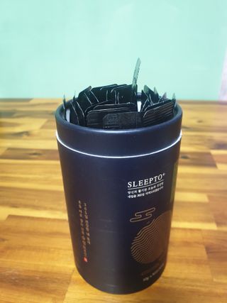 프리마인 자체 기업부설 연구소에서 찾아낸 건강한 수면의 비밀.  슬립토 플러스 30포 — 5점을 준 리뷰어가 2022년 5월 올린 사용 사진