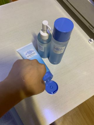 페브유 / FABYOU 페브유 pH5.5 캐모마일 젤 클렌징 폼 + 클렌징 오일 + 토너 3종 세트 — 4점을 준 리뷰어가 2021년 7월 올린 사용 사진