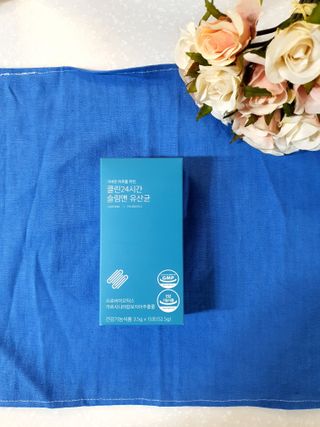 클린24시간 슬림앤유산균 1박스 (3.5g X 15포) — 5점을 준 리뷰어가 2022년 10월 올린 사용 사진