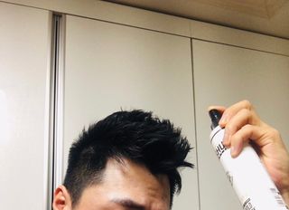 다슈코리아 다슈 포 맨 프리미엄 메가 홀드 슈퍼 스프레이 250ml — 5점을 준 리뷰어가 2021년 5월 올린 사용 사진