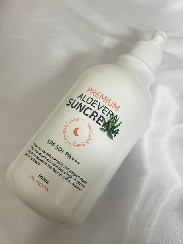 [닥터문] 프리미엄 알로에베라 선크림 500ml 리뷰 사진