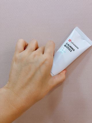 리더스코스메틱 리더스 카밍 바이오틱스 크림 마스크 — 5점을 준 리뷰어가 2021년 3월 올린 사용 사진
