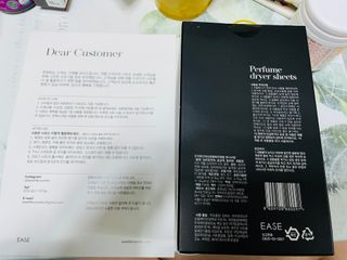 [이즈라이프코스메틱] 퍼퓸 드라이어 시트 히노끼향  or 블랑향 2중 택1 30매 — 5점을 준 리뷰어가 2021년 6월 올린 사용 사진