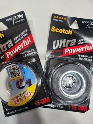 3M 초강력 양면테이프 UP213 / UPR210 — 5점을 준 리뷰어가 2023년 7월 올린 사용 사진