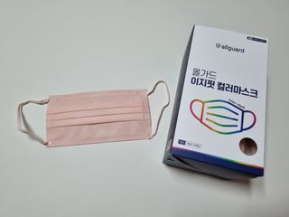 [올가드] 이지핏 프리미엄 컬러 마스크 (30매) * 1BOX — 5점을 준 리뷰어가 2022년 12월 올린 사용 사진