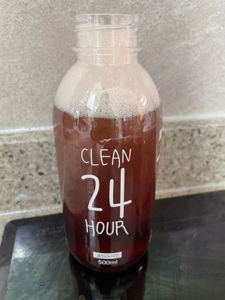 클린24시간 1BOX(5포) + 전용보틀(500ml) — 5점을 준 리뷰어가 2023년 2월 올린 사용 사진