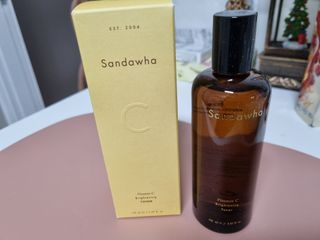 스킨큐어 산다화 비타민c 화이트닝 토너 150ml — 5점을 준 리뷰어가 2022년 2월 올린 사용 사진