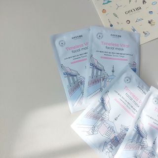 세뚜아(Cettua) [세뚜아] 타임리스 바이탈 페이셜 마스크팩  Cettua Timeless  Vital Mask 5매 — 5점을 준 리뷰어가 2024년 1월 올린 사용 사진