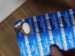 [경남제약헬스케어]케어플러스 관절엔 MSM 1000mg 60정/1개월분/관절/뼈/연골 영양/비타민D+아연/1일2정 — 5점을 준 리뷰어가 2024년 1월 올린 사용 사진
