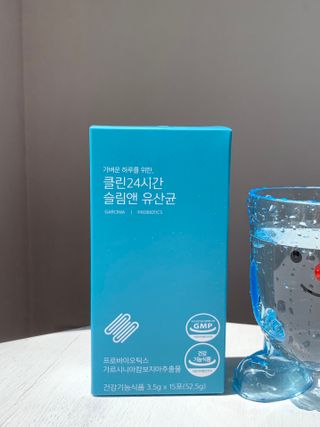 클린24시간 슬림앤유산균 1박스 (3.5g X 15포) — 5점을 준 리뷰어가 2022년 8월 올린 사용 사진