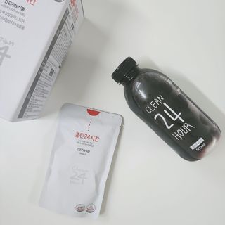 클린24시간 1BOX(5포) + 전용보틀(500ml) — 5점을 준 리뷰어가 2022년 10월 올린 사용 사진