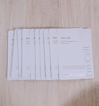 아이엠셀 하이드로 B5 리제너레이션 마스크시트 — 5점을 준 리뷰어가 2021년 5월 올린 사용 사진