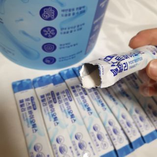 서울약사신협_포스트바이오틱스패밀리_5g x 100포 — 5점을 준 리뷰어가 2021년 3월 올린 사용 사진