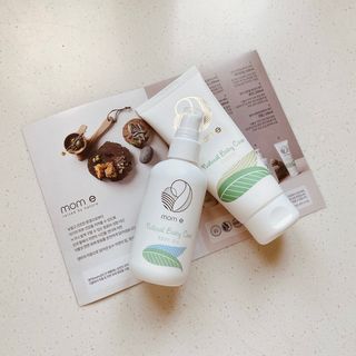 mom e 맘이 내추럴 베이비 케어 크림+바디오일 — 4점을 준 리뷰어가 2021년 1월 올린 사용 사진