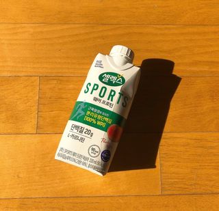 셀렉스스포츠 셀렉스 스포츠 웨이 프로틴 복숭아_ 330ml x 12팩 — 5점을 준 리뷰어가 2021년 10월 올린 사용 사진