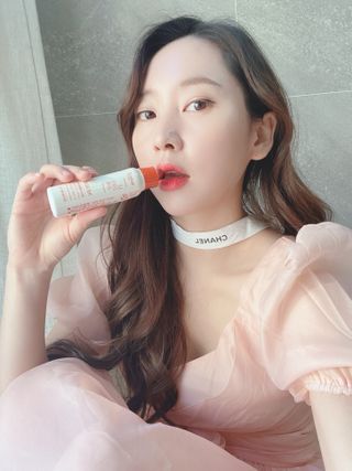 12월 15일 출시, 건강기능식품 브랜드 본리브 나 다운 시작 제품 3종 — 5점을 준 리뷰어가 2021년 2월 올린 사용 사진