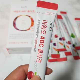 아임오 ABC 콜라겐 젤리 14포 — 5점을 준 리뷰어가 2021년 10월 올린 사용 사진