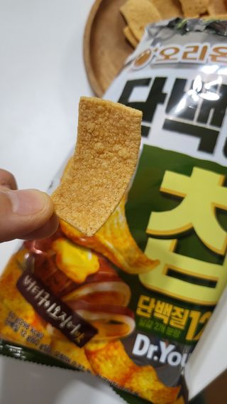 맛있게 채우는 단백질 12g, 닥터유 단백질칩 — 5점을 준 리뷰어가 2023년 12월 올린 사용 사진