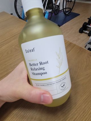 달리프 클로렐라 베러 루트 릴렉싱 샴푸 500ml — 5점을 준 리뷰어가 2021년 5월 올린 사용 사진