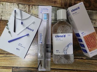 주식회사 클린디 [클린디]🌿민트향으로 상쾌하게, 단짝가글 + 맞춤 칫솔 + 치약 세트🦷 — 4점을 준 리뷰어가 2021년 12월 올린 사용 사진