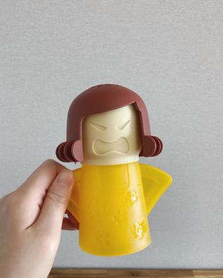 원달러샵 찌든때 굿바이 앵그리마마 전자레인지 스팀클리너 + 쿨마마 냉장고 탈취제 — 3.5점을 준 리뷰어가 2020년 12월 올린 사용 사진
