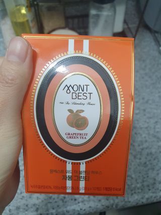 몽베스트 위드더 블랜딩 하우스 _자몽 그린티 — 4점을 준 리뷰어가 2022년 12월 올린 사용 사진