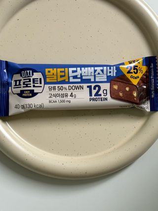 이지프로틴바 3종x각 2ea (고단백질바, 멀티단백질바, 식물성단백질바) — 5점을 준 리뷰어가 2024년 2월 올린 사용 사진