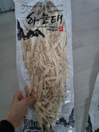 [오늘바스켓] 용대리 손질하늘태 130g — 5점을 준 리뷰어가 2021년 6월 올린 사용 사진
