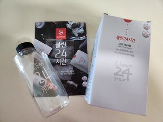 클린24시간 1BOX(5포) + 전용보틀(500ml) — 4점을 준 리뷰어가 2023년 7월 올린 사용 사진