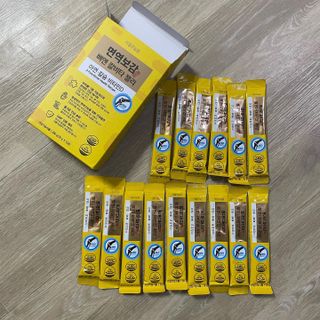 서울에프엔비 면역보감 뼈엔 칼비타 젤리 아연·칼슘·비타민D 20g X 15포 — 5점을 준 리뷰어가 2021년 11월 올린 사용 사진