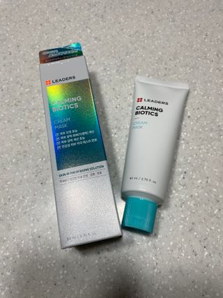 리더스코스메틱 리더스 카밍 바이오틱스 크림 마스크 — 5점을 준 리뷰어가 2021년 2월 올린 사용 사진