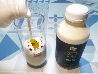 숲골 임실치즈마을 프로바이오 요거트 450ml 2개 — 5점을 준 리뷰어가 2021년 10월 올린 사용 사진