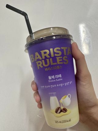 바리스타룰스 돌체 라떼 — 5점을 준 리뷰어가 2023년 4월 올린 사용 사진